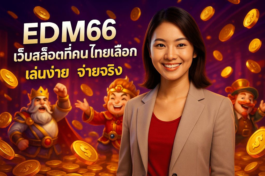 EDM66 เว็บสล็อตที่คนไทยเลือก เล่นง่าย จ่ายจริง