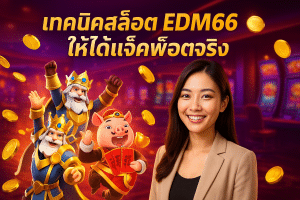 เทคนิคสล็อต EDM66 ให้ได้แจ็คพ็อตจริง