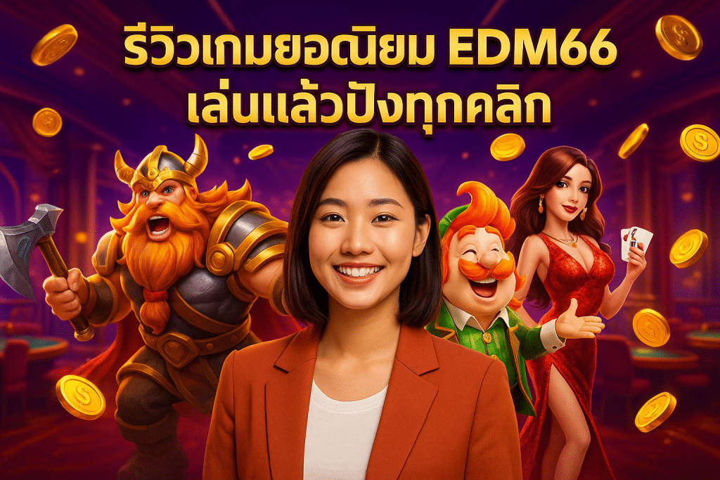 รีวิวเกมยอดนิยม EDM66 เล่นแล้วปังทุกคลิก