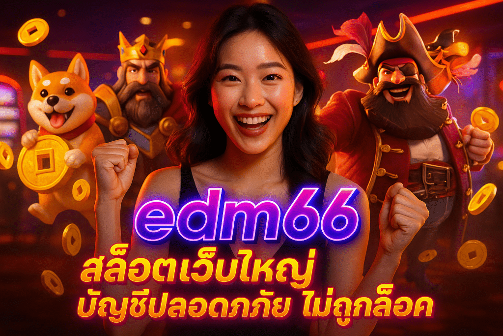edm66 สล็อตเว็บใหญ่ บัญชีปลอดภัย ไม่ถูกล็อค
