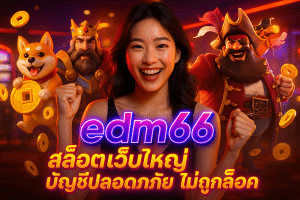edm66 สล็อตเว็บใหญ่ บัญชีปลอดภัย ไม่ถูกล็อค