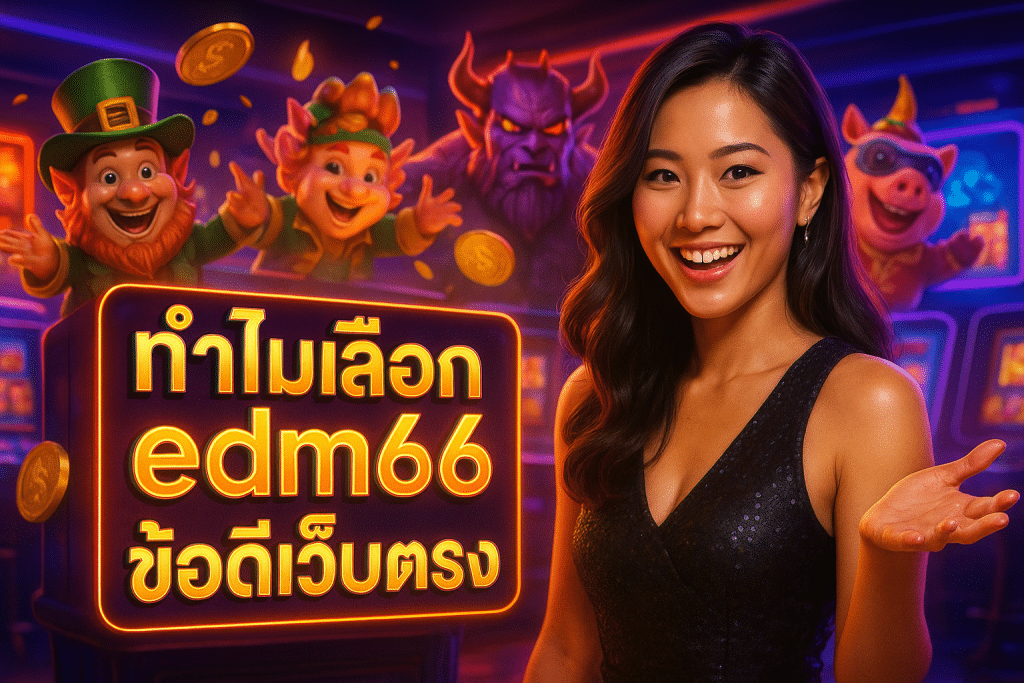 ทำไมเลือก edm66 ข้อดีเว็บตรง